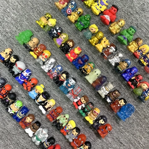 Lot 25 Ooshies Pencil Toppers DC Comics Marvel TOY STORY Pixa Car Figure MARVEL Cover
