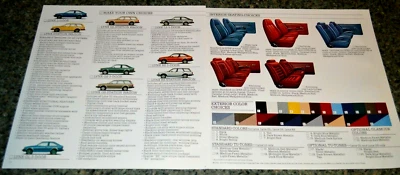 Mercury Lynx 1981 opciones/colores anuncio original distribuidor anuncio impreso 81 Foto 1 de 3