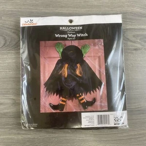 Falscher Weg Hexe Outdoor Türaufhänger Halloween Dekor orange schwarz neu - Bild 1 von 6