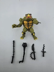 Vtg 1991 TMNT Tokka Near Complete Weapons Accessories No Belt Teenage Mutant - Picture 1 of 6