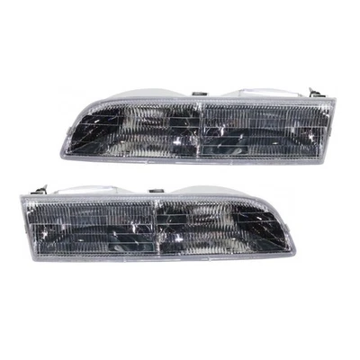 Par de faros halógenos laterales conductor y pasajero para Ford Crown Victoria 1992-1997 Foto 1 de 4