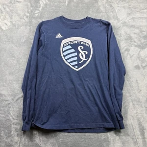 Camisa Adidas Hombre Sporting KC Manga Larga Talla Grande - Imagen 1 de 6