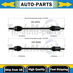 2x TrakMotive Rear CV Joints For Honda Accord Crosstour 2011 2010 - Picture 1 of 4