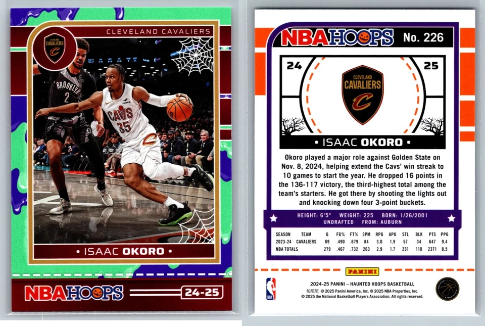 2024-25 Panini NBA Haunted Hoops баскетбол SLIME Parallels #1-300 на выбор! - Изображение 1 из 1