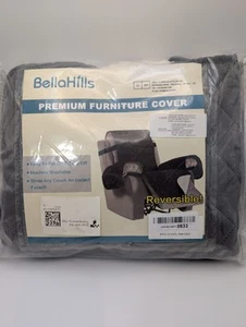 Chair Sofa Covers Water Repellent BellaHills Reversible - Picture 1 of 1