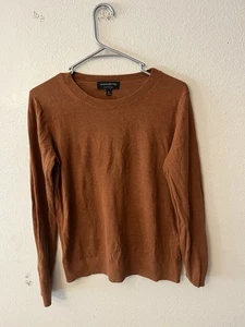 Banana Republic Forever Pullover Damen Größe Small Braun Baumwollmischung Rundhalsausschnitt - Bild 1 von 5