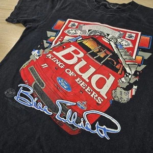 Camiseta Nascar Gráfica Bill Elliot Budweiser De Colección Single Stitch Para Hombre S - Imagen 1 de 9