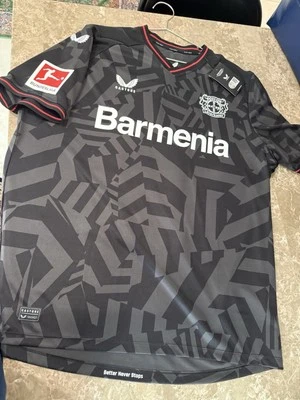 Bayer Leverkusen Away Soccer Jersey - Michael Ballack #13 2XL - Image 1 of 3