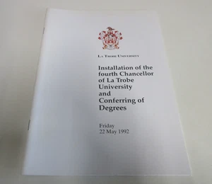 La Trobe University - Graduation Program Booklet - Victoria - 16 Pages - 1992 - Bild 1 von 13