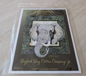 Bigfork Bay Cotton Co Savanna Quilt Pattern Toni Whitney Elephant Appliqué - Picture 1 of 2