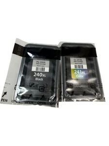Oryginalny OEM Canon PG-240XL Czarny i CL-241XL Kolorowy atrament Opakowanie zbiorcze DARMOWA WYSYŁKA - Zdjęcie 1 z 2