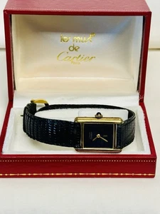 Vintage Cartier Tank - Must de Cartier - Vermeil - Original Cartier Armband/Schnalle - Bild 1 von 18