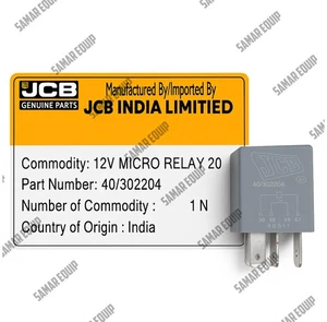 JCB PARTS - GENUINE 12V MICRO RELAY 20A RESISTOR, 2 PCS (PART NO- 40/302204) - Picture 1 of 1