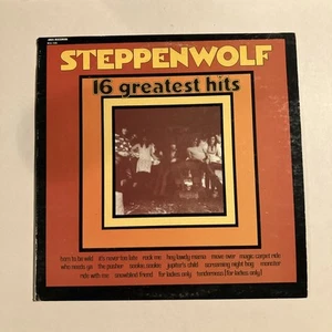 Steppenwolf, “16 GREATEST HITS” LP 1980 Reissue MCA 1599 VG+ / EX Vinyl lp - Picture 1 of 6