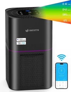 Air Purifiers for Home Bedroom Up to 2200 Sq Ft，H14 True HEPA Filter Smart WI... - Bild 1 von 9