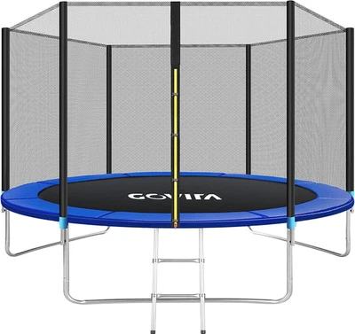 - Trampolino Elastico Da Giardino Tappeto Elastico Esterno Sport Con Rete Di Sic - Immagine 1 di 4