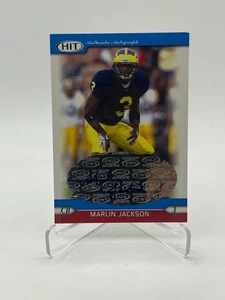 2005 SAGE HIT MARLIN JACKSON RC AUTO #A38 MICHIGAN WOLVERINES - Picture 1 of 1