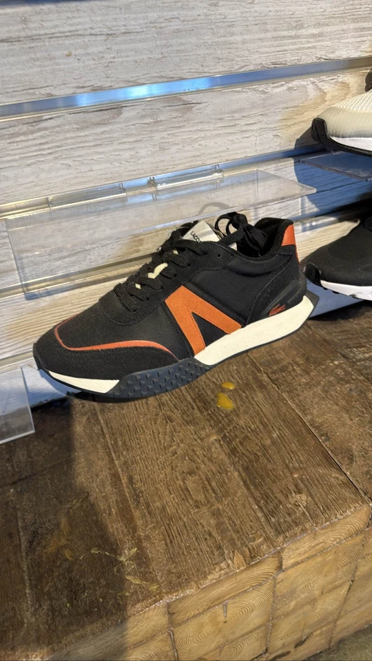 Zapatillas de deporte Lacoste L-Spin Deluxe para hombre negras naranjas tallas 8,9,11,8,5,12,13,10,5 Foto 1 de 1