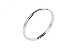 Anello In Argento 925° Rodiato Ferma Anelli Uomo Donna Fermanello + Incisione - Picture 1 of 2