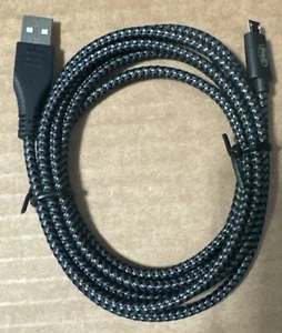 Micro-USB to USB Charge and Sync Cable 6-foot - Black - Picture 1 of 1