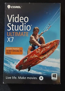 Corel VideoStudio Ultimate x7 Windows XP Vista 7 8 Used - Picture 1 of 2
