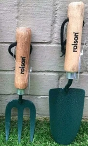 Rolson Heavy Duty Garden Tools Set 2pc Hand Trowel,and Fork set " - Picture 1 of 4
