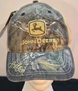John Deer Realtree Hutson Camo Adjustable/ Breathable Hat NEW W Tags See pics - Picture 1 of 9
