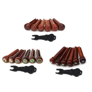 Cocobolo Bridge Pins String Instrument Accessories Guitar Bridge Pins - Picture 1 of 11