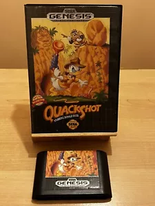 QuackShot Gioco Starring Paperino per scatola e cartuccia mega drive Genesis - Foto 1 di 16