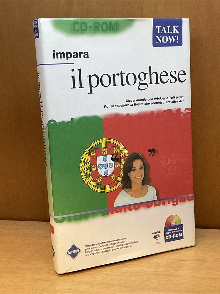 IMPARA IL PORTOGHESE - TALK NOW ! - EUROTALK - Immagine 1 di 3