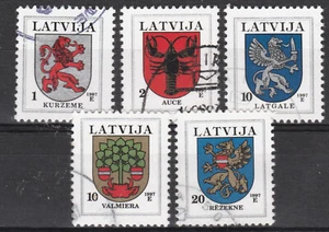 LATVIA 1997 Definitives set used - Picture 1 of 1