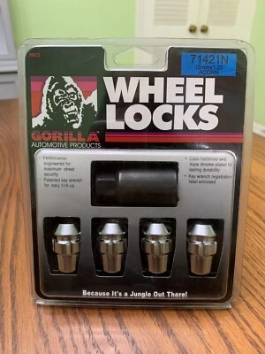 Gorilla Wheel Locks 12mm X 1.25 Acorn 71421N — 第 1/4 张图片