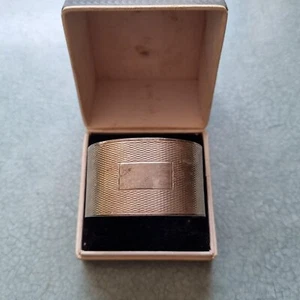 2 Antique Sterling Silver Serviette Rings in original box - Picture 1 of 10