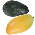 2pcs Egg Shaker Percussion Instrument Avocado And Mango Shape Fruit Shaker