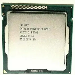 2.8GHz INTEL PENTIUM DUAL-CORE G640 3MB/5GT/S DMI LGA1155/H2 SR059 CPU - Picture 1 of 2