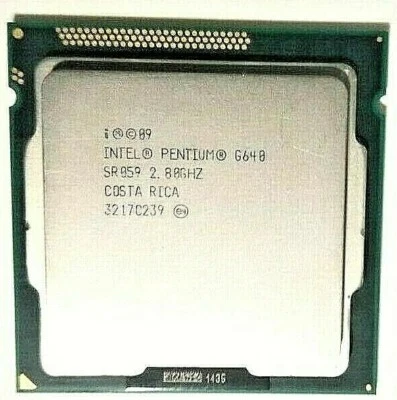 2.8GHz INTEL PENTIUM DUAL-CORE G640 3MB/5GT/S DMI LGA1155/H2 SR059 CPU - Image 1 of 2