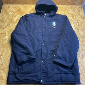 Vintage 2000s Italy Football Coach Bench Jacket Manager Puma Italia 2006 XL - Picture 1 of 5