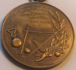 1926 MIDDLE ATLANTIC ASSOCIATION A.A.U. BRONZE MEDAL,CROSS COUNTRY,3D PLACE - Bild 1 von 2