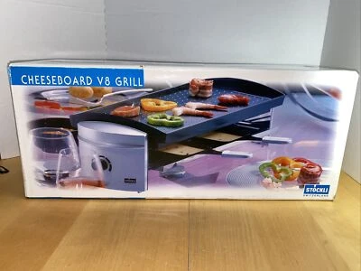 Stockli Raclette, Grill Cheeseboard V8 8 Person Complete!  Switzerland New - Image 1 of 4