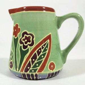 Block Basics Autumn Flowers Vintage Year 2000 Creamer 12oz - Picture 1 of 7