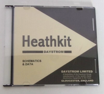 DVD de esquemas y datos Heathkit Daystrom Inglaterra Foto 1 de 2