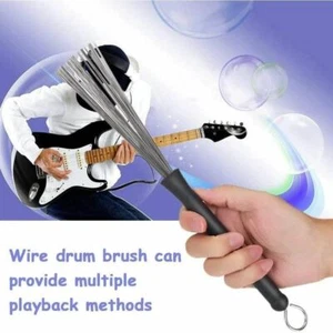 Wire Percussion Part Musical Cleaner Music Cleaning Drum Brushes Sticks- Brush, - Picture 1 of 7