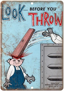 1966 Railroad Safety Council, Railfan, Railroad 12" x 9" Reproduction Metal Sign - Picture 1 of 1