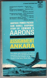 Assignment Ankara P/B Book, 1961, Edward S. Aarons, Suspense-Adventure Book - Picture 1 of 4