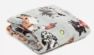 Vera Bradley Throw Blanket Dog Show 80 x 50 - Picture 1 of 2