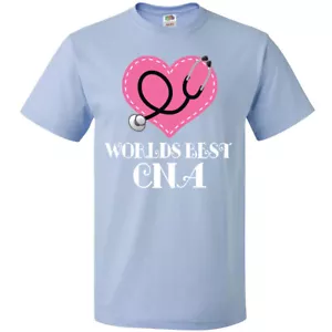 Inktastic Certified Nursing Assistant CNA Appreciation Gift T-Shirt Nurse Worlds - Picture 1 of 3