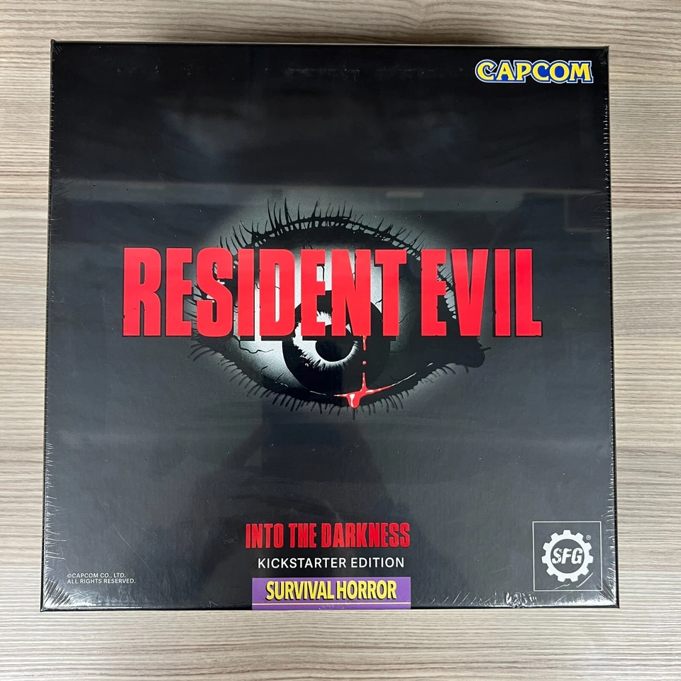 RESIDENT EVIL INTO THE DARKNESS BOARD GAME EXPANSION STEAMFORGED SFG CAPCOM - Image 1 of 4