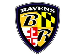 #0004 Baltimore Ravens Wappen Logo #11 Aufkleber wasserdicht Vinyl Decal - Bild 1 von 1