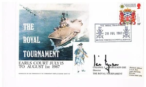 1987 - THE ROYAL TOURNAMENT. SIGNED COVER - Picture 1 of 1