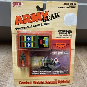 Army Gear Battle Bars/Missile Atv 1988 Sealed Factory Toy Rare 🤩 - Picture 1 of 3